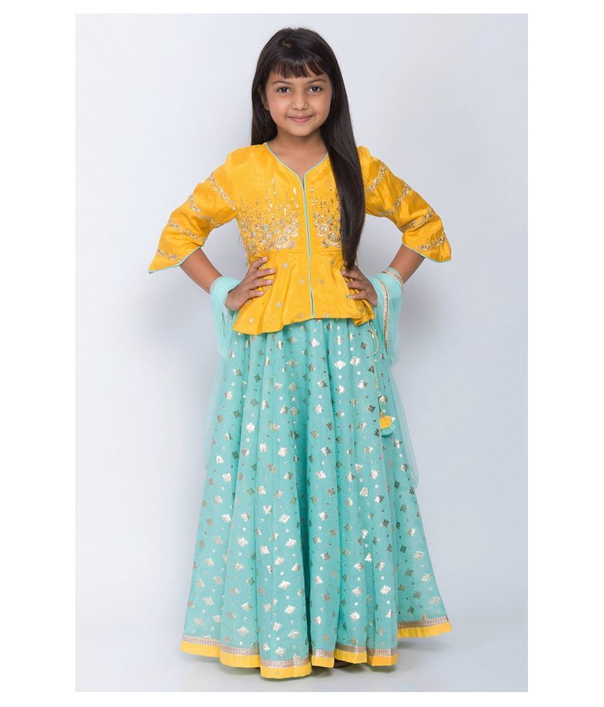 Biba Girls Lehenga Set - Buy Biba Girls Lehenga Set Online at Low Price ...