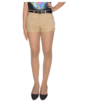 beige hot pants