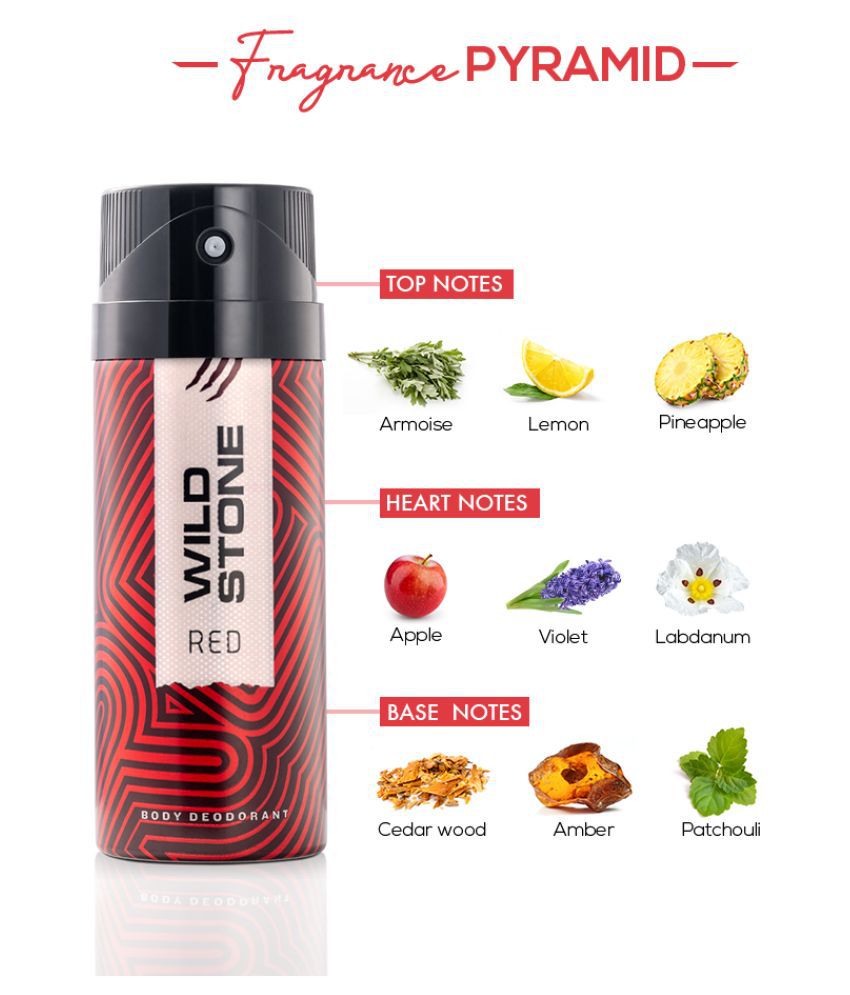 Wild Stone Red Deodorant Spray - For Men (675 ml, Pack of 3): Buy Wild ...