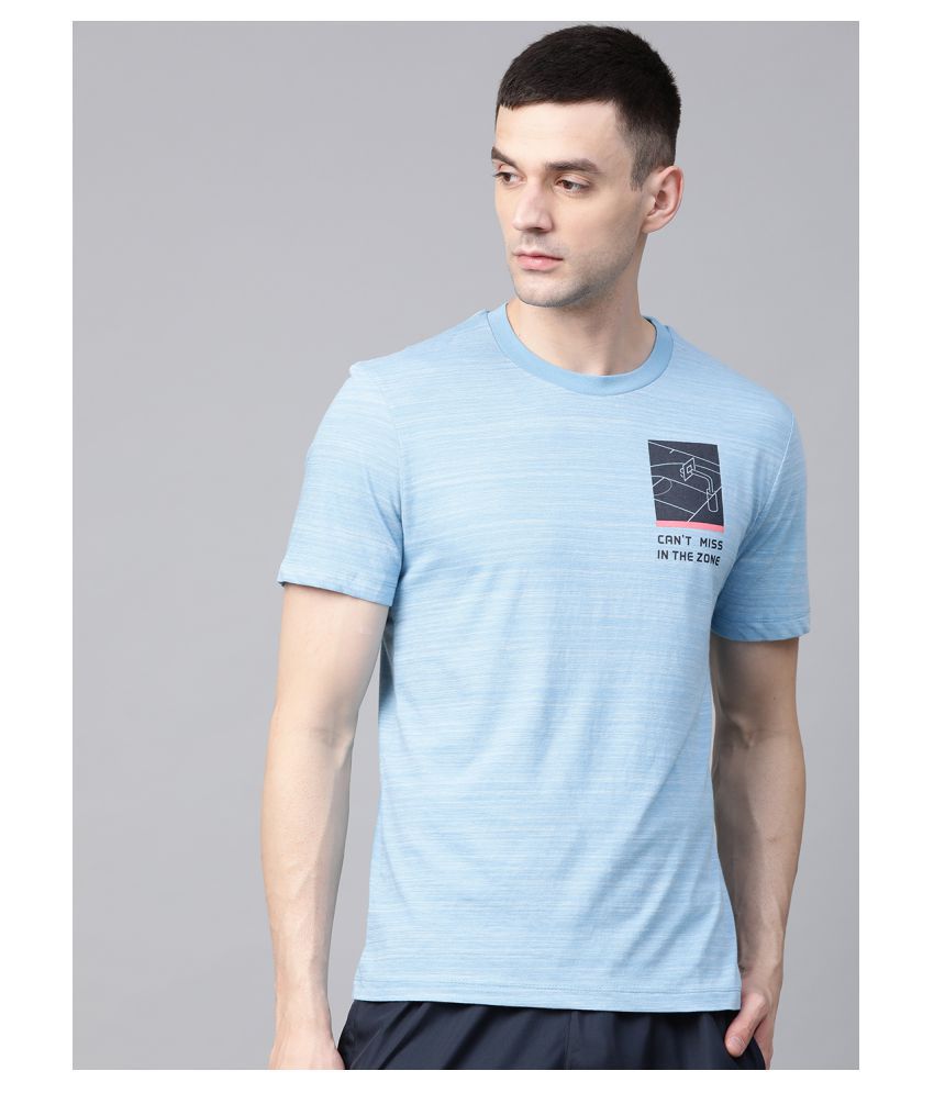     			Alcis - Light Blue Cotton Regular Fit Men's Sports T-Shirt ( Pack of 1 )