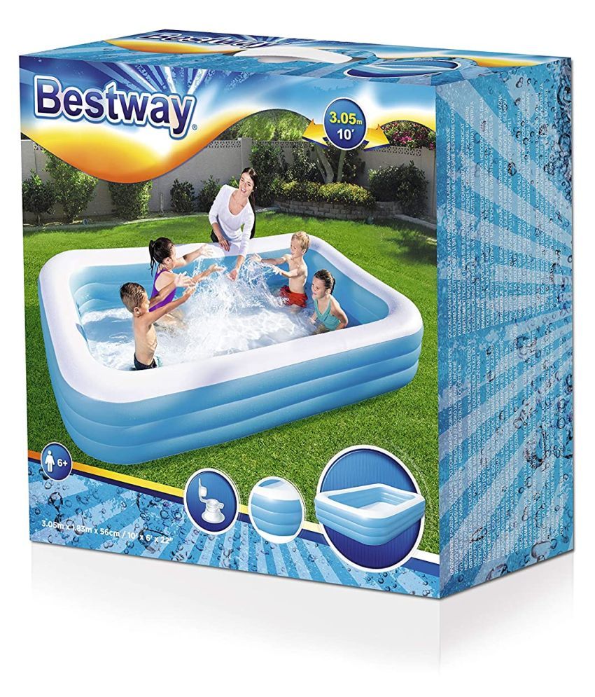 bestway inflatable family pool