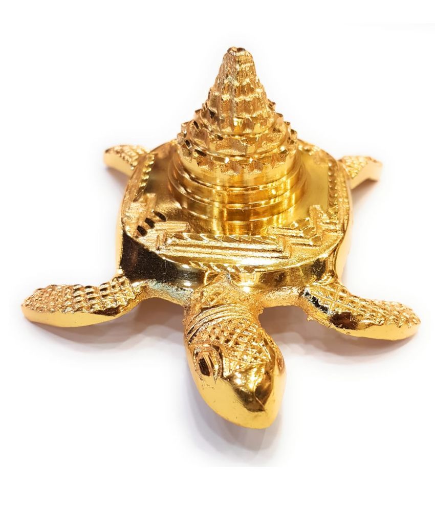     			Brass Meru Shree Yantra with Tortoise for Goodluck