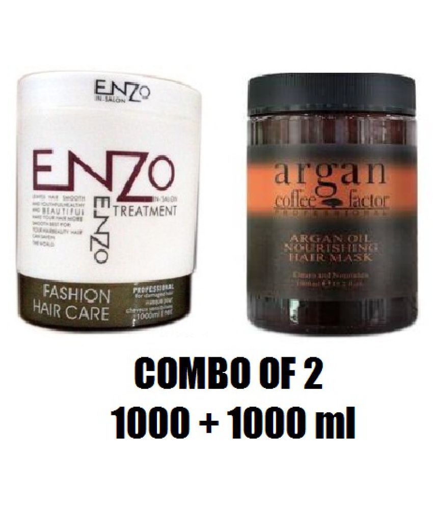 ENZO Spa Cream for all hair types pack of 2 Hair Mask Cream 1000 mL Pack of  2: Buy ENZO Spa Cream for all hair types pack of 2 Hair Mask Cream