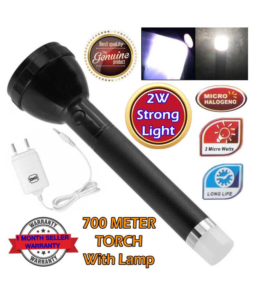     			SS 2W Flashlight Torch Dual Mode LED Bulbs - Pack of 1