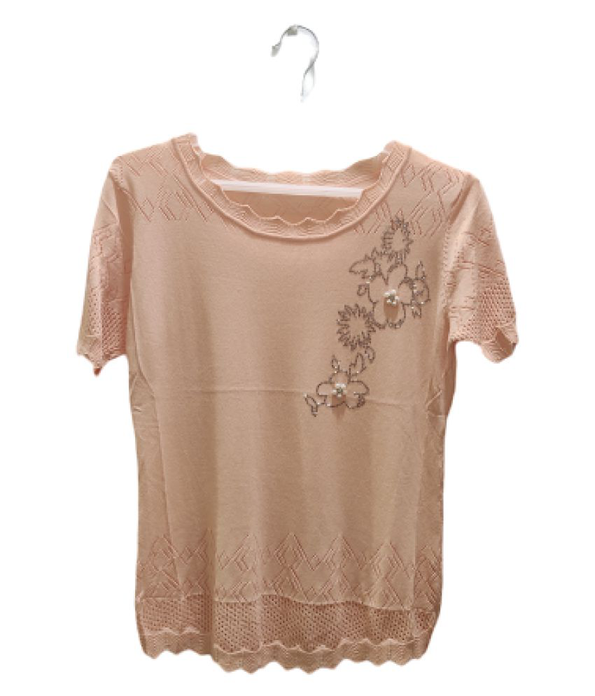 SSG Collection Rayon Regular Tops - Peach - Buy SSG Collection Rayon ...