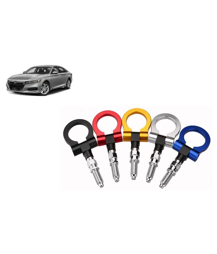 MADMEX Aluminum Front Or Rear Racing Screw on Towing Hook for Cars