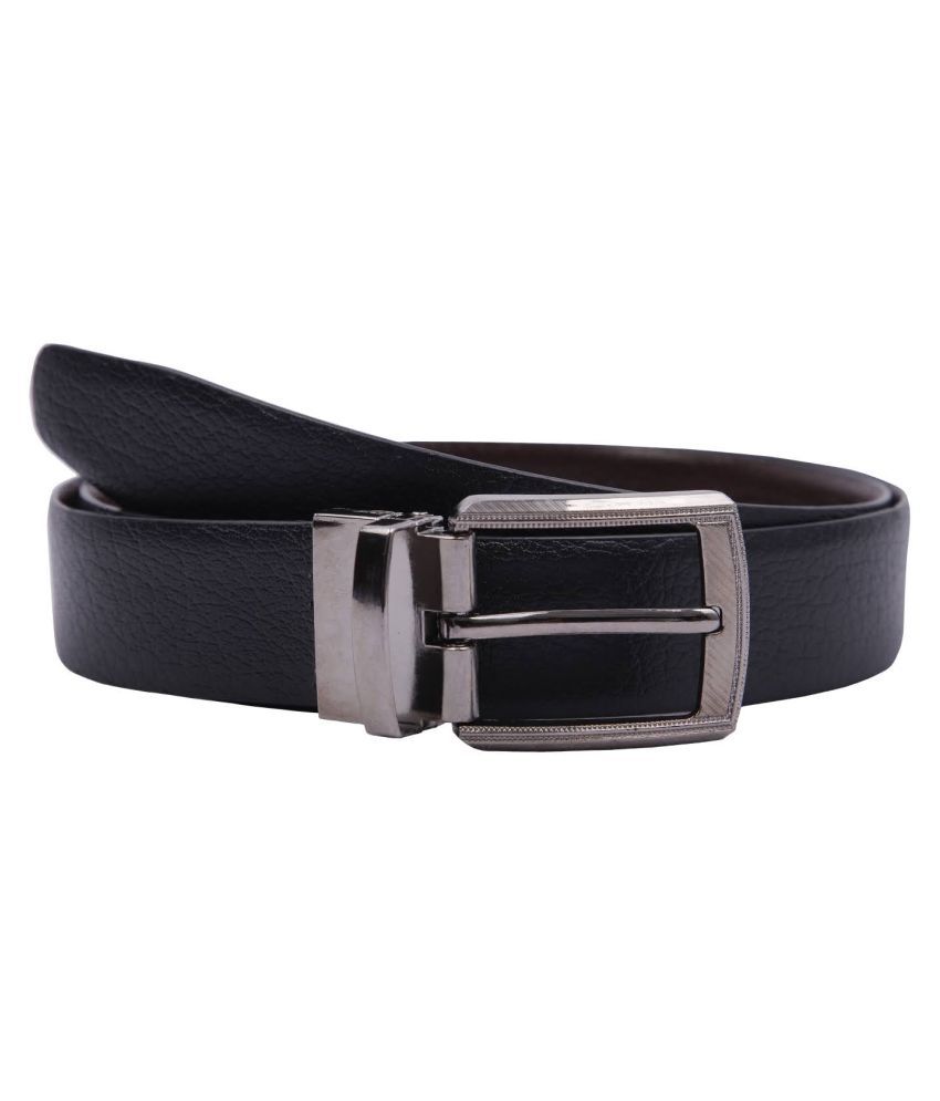 Ox Rodeo Black Leather Formal Belt: Buy Online at Low Price in India ...