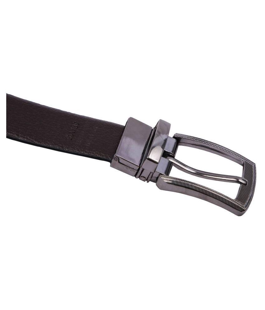 Ox Rodeo Black Leather Formal Belt: Buy Online at Low Price in India ...