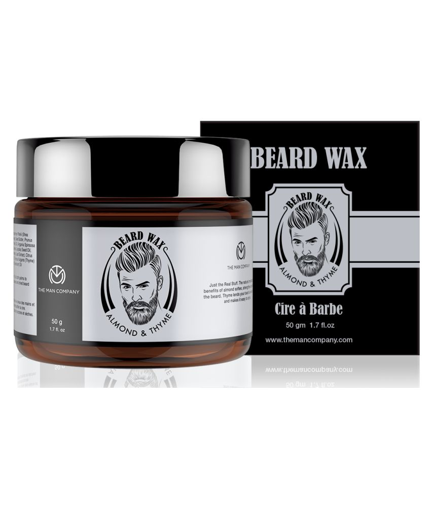 The Man Company Beard Wax/Softener Beard Styling For Men with Almond