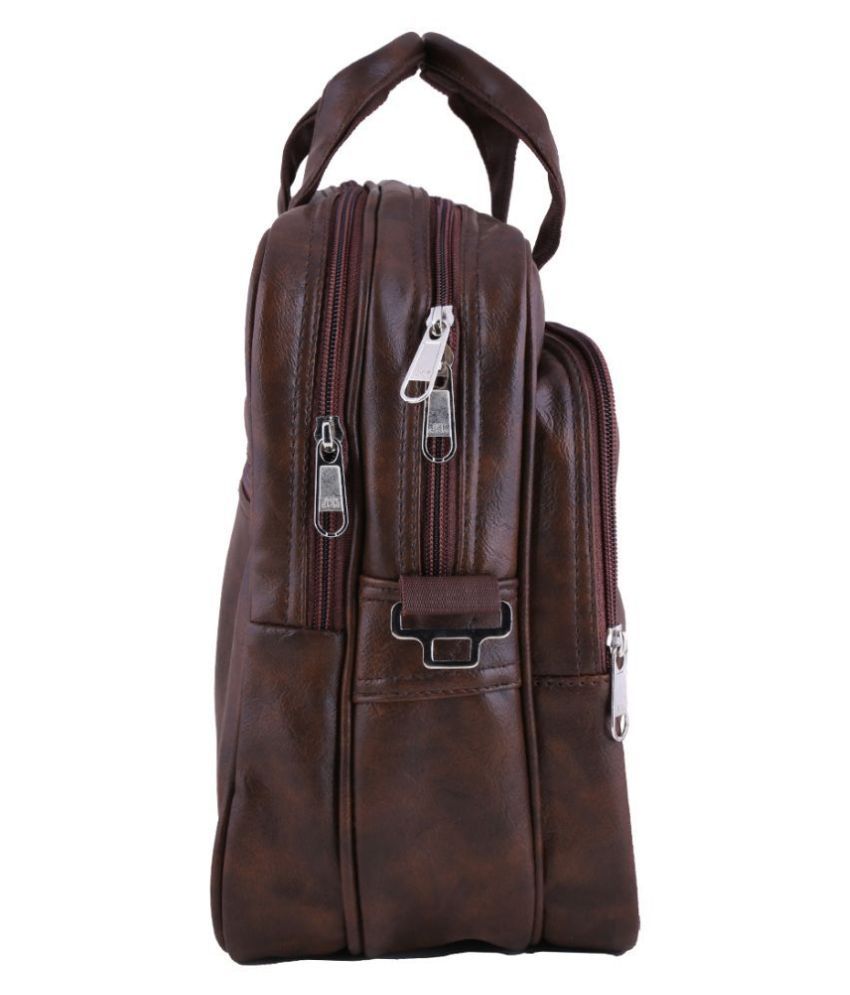 hub leather office bags