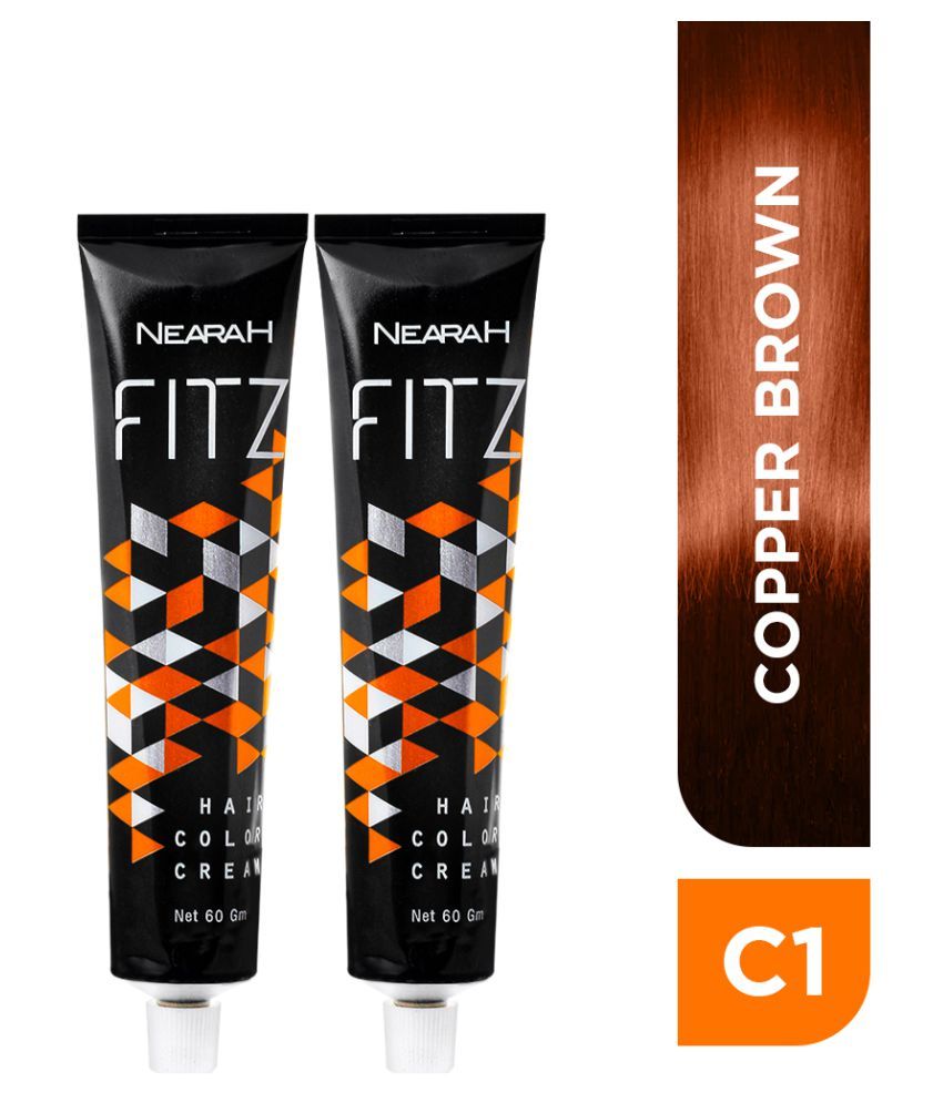 Berina FITZ C1 copper Semi Permanent Hair Color Copper 60 g Pack of 2 Buy Berina FITZ C1 copper