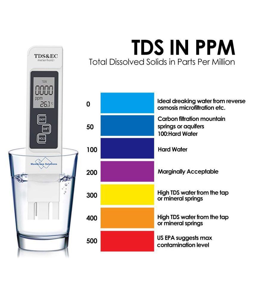 Biofloc Tds & EC & Temperature Meter with 100 Accurate reading