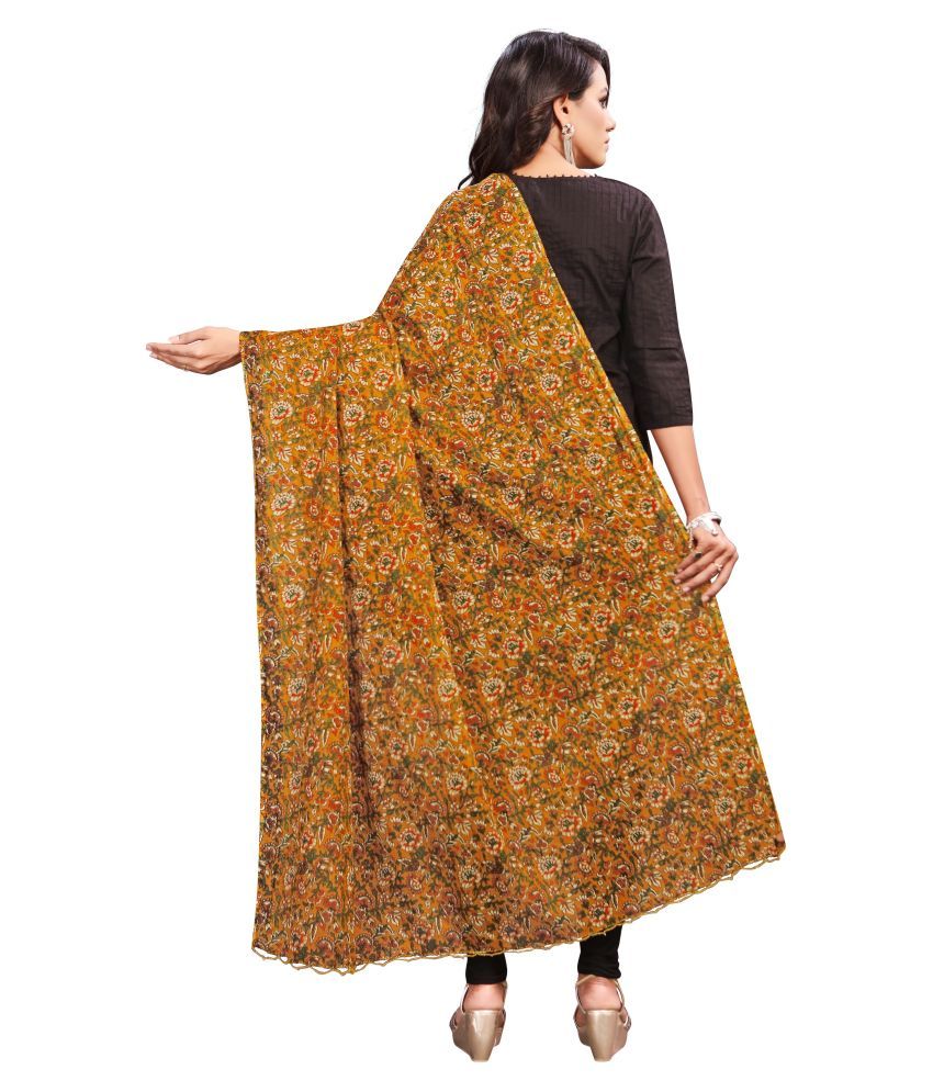 floral dupatta for haldi