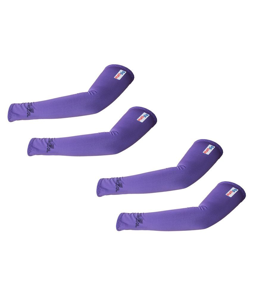 MattZig Imported Arm Sleeves 2 Pairs Purple