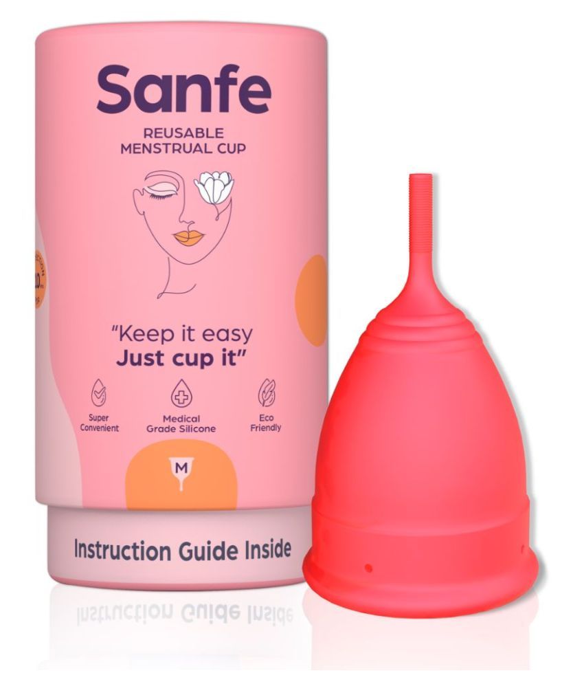 Sanfe Medium Reusable Menstrual Cups for Women 1 Reusable Menstrual Cup Medium Buy Sanfe Medium