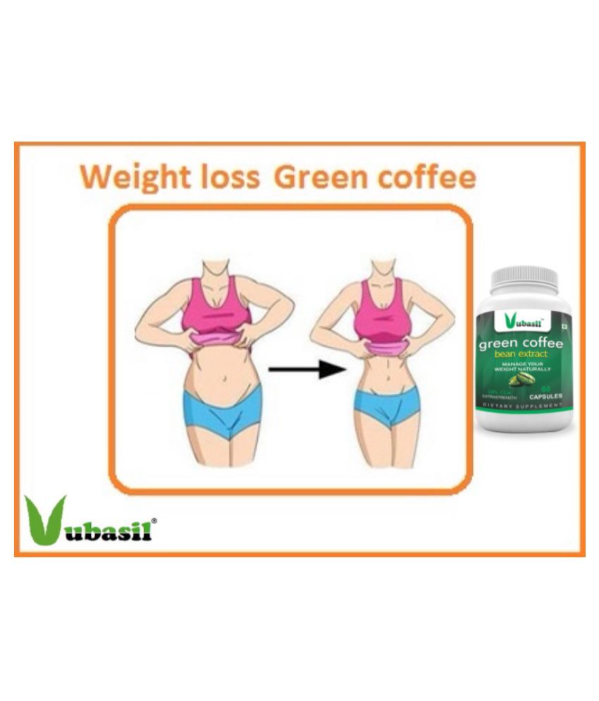 VUBASIL Herbal Green Coffee Extract Weight Loss Capsule 60 no.s Pack Of