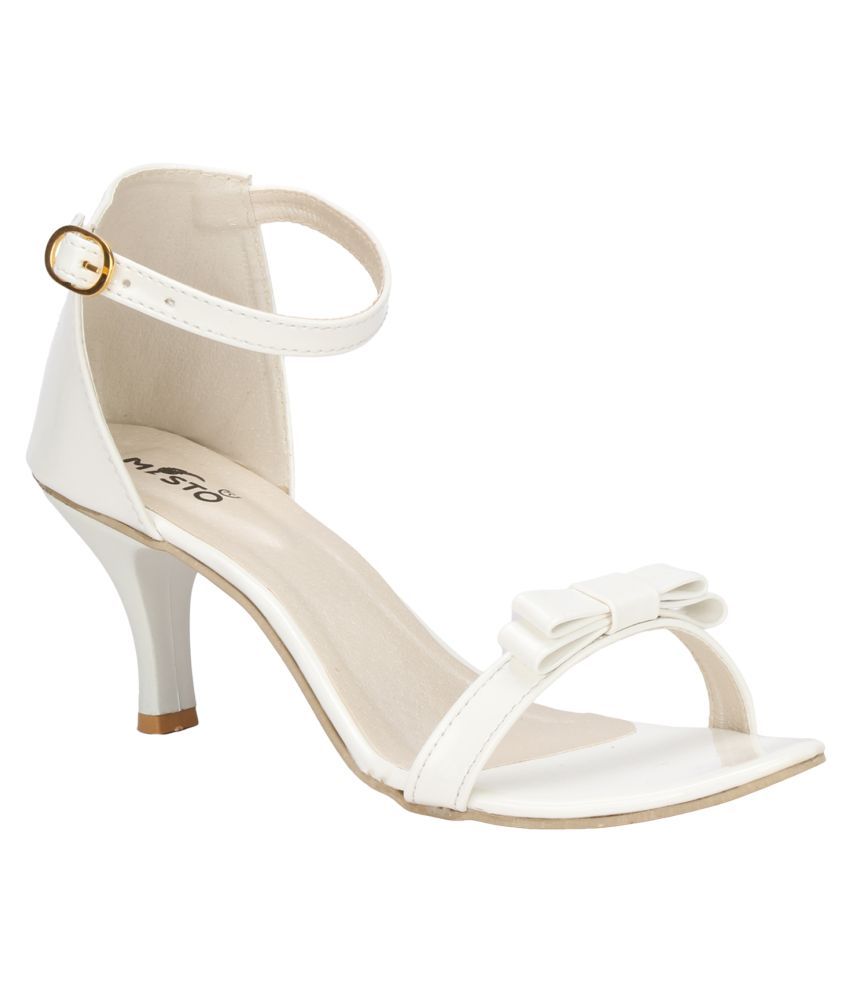 white kitten heels new look