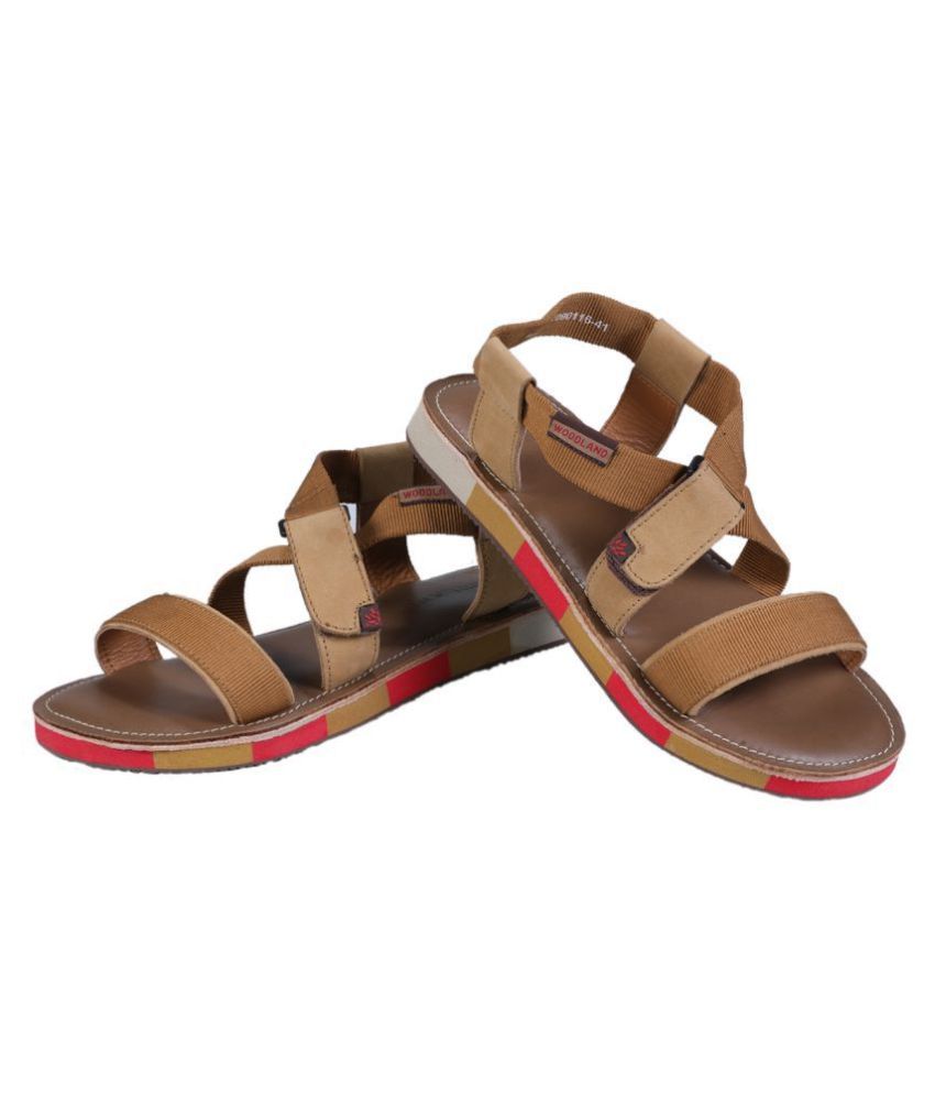 leather sandals woodland