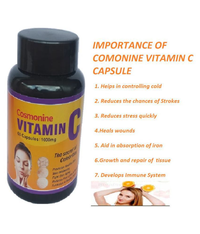 COSMONINE Hair Growth Management Vitamin C 60 Capsule 1000 mg Pack Of 1:  Buy COSMONINE Hair Growth Management Vitamin C 60 Capsule 1000 mg Pack Of 1  at Best Prices in India - Snapdeal