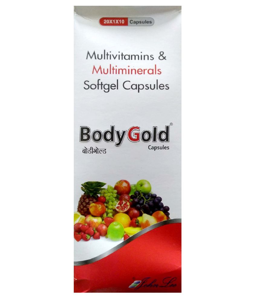 Multivitamins and Multiminerals Capsule by BodyGold Series C 20 no.s
