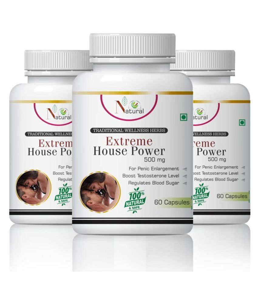 Natural Extreme house power herbal capsules Capsule 180 no.s Pack of 3