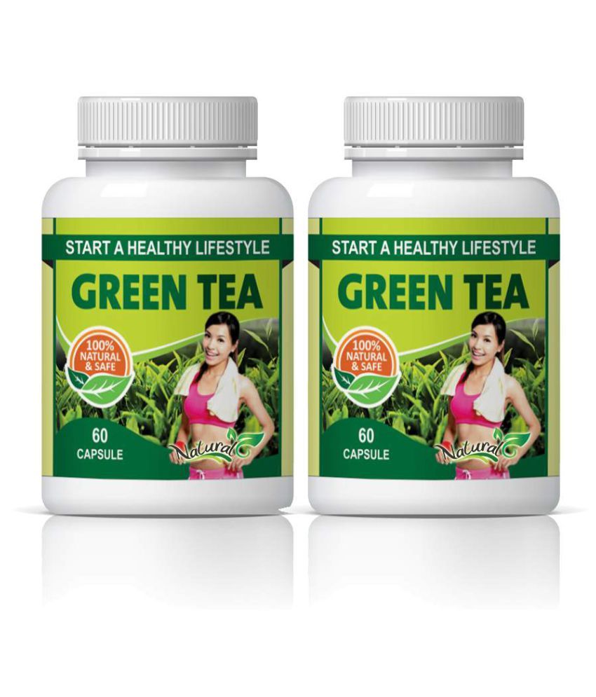 Natural Green tea for may prevent diabetes Capsule 120 no.s Pack Of 2