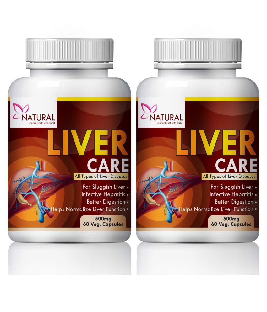 Natural Liver care may remove liver diseases Capsule 120 no.s Pack Of 2 ...