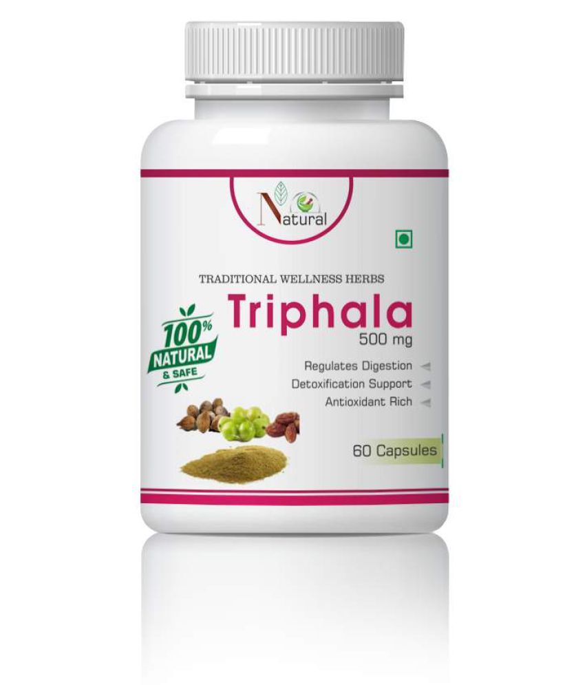Natural Triphala for may aid weight loss Capsule 60 no.s Pack Of 1 Buy