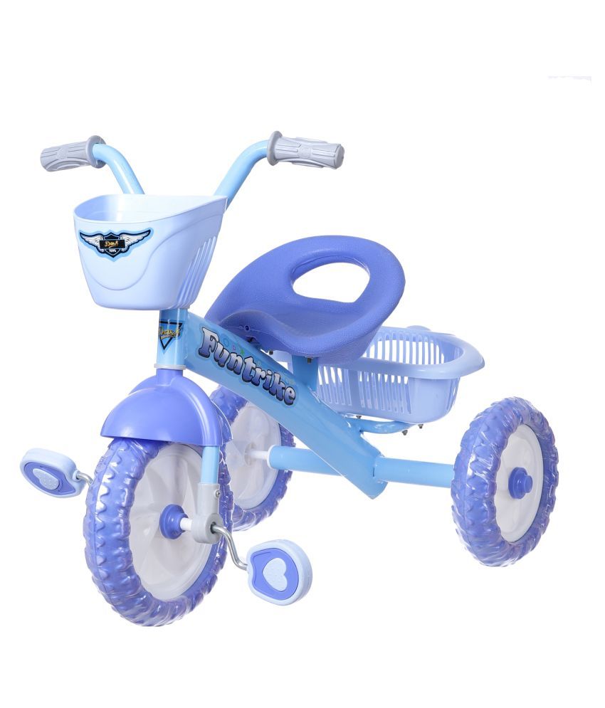 Dash Stylish Kids Tricycles with Front Basket, Backrest Seat and Back