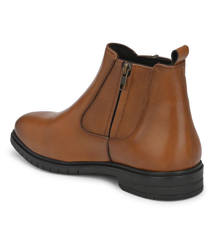 new look tan chelsea boots