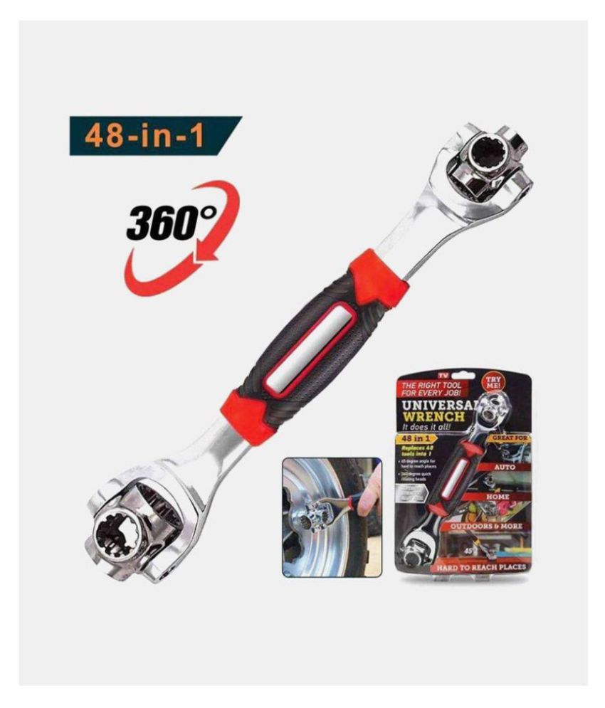     			MORE BUY Universal 48 in 1 Multi-functional Socket Tool KIt, Dog Bone Wrench Wor Socket Set Single Pc