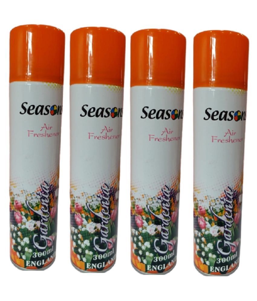 Seasons Air Freshener Room Freshener Spray GARDENIA 300 mL Pack of 4 Buy Online at Best Prices
