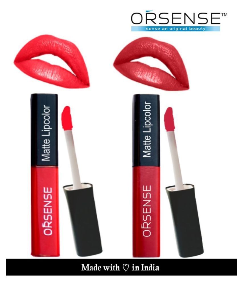     			orsense Liquid Lipstick Red Pack of 2 20 g