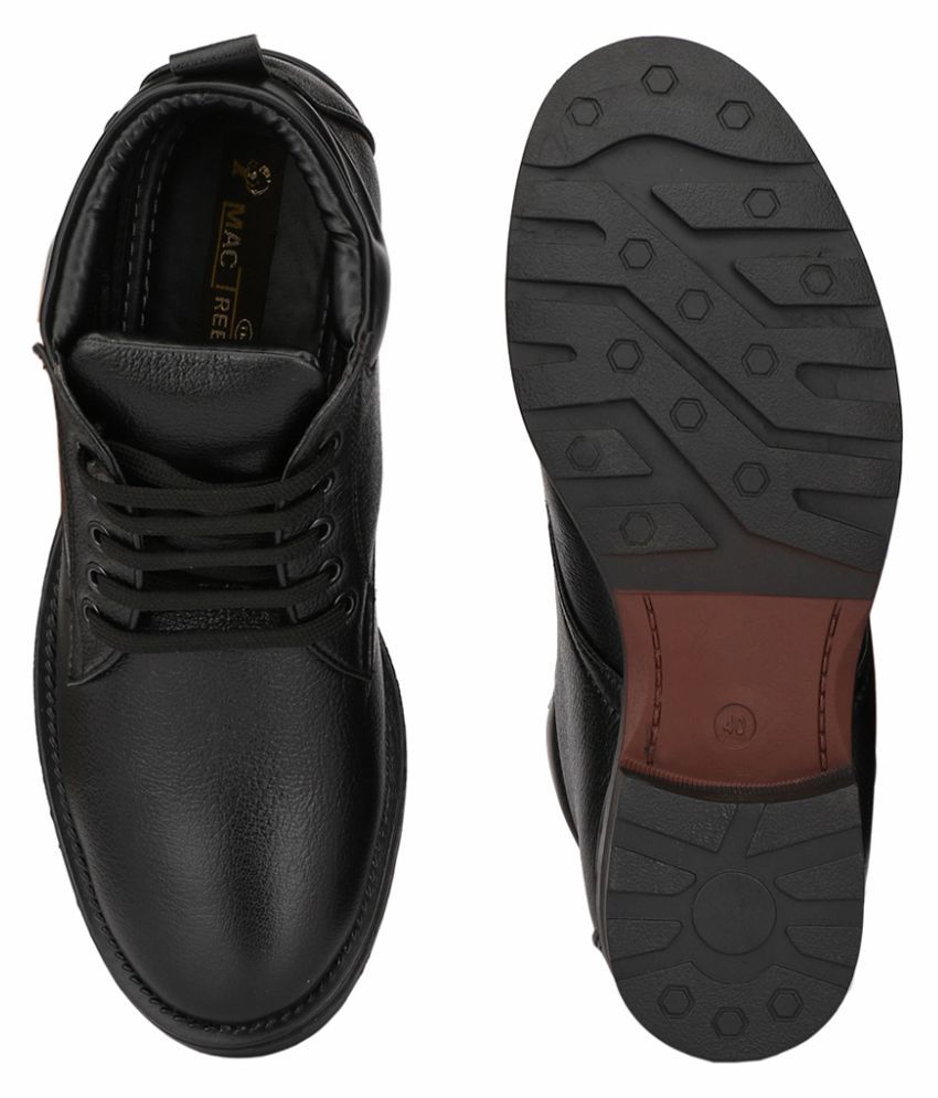 mactree black formal shoes