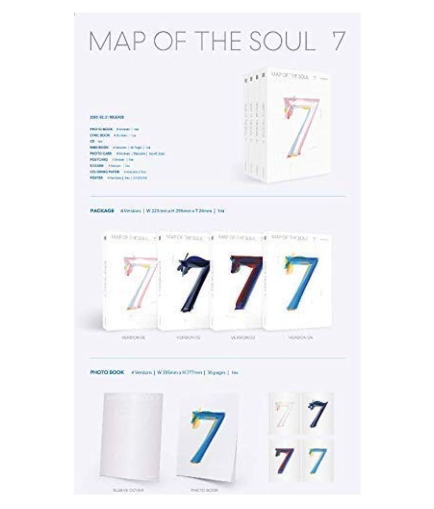 Download BigHit BTS MAP of The Soul : 7 - CD | Photo Book| Photo ...