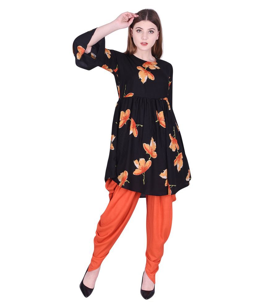 kurti with dhoti pants