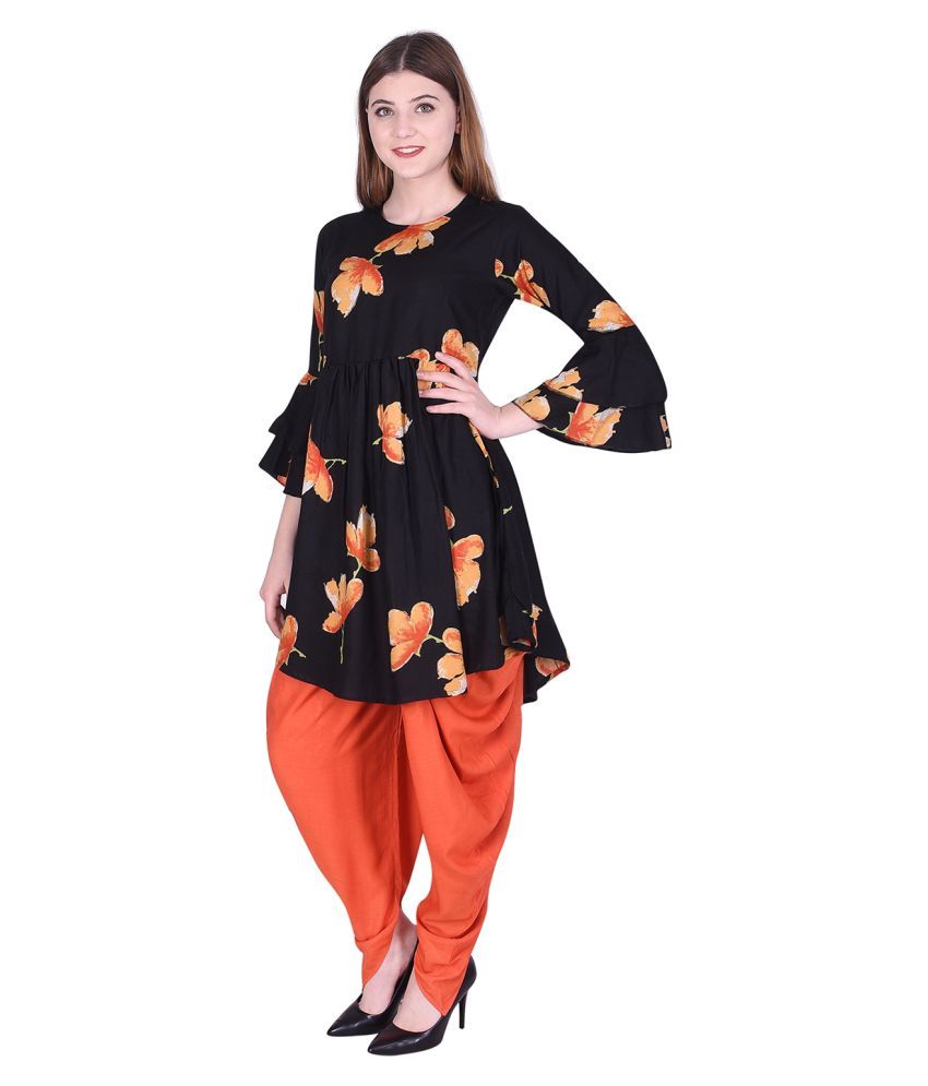 kurti with dhoti pants