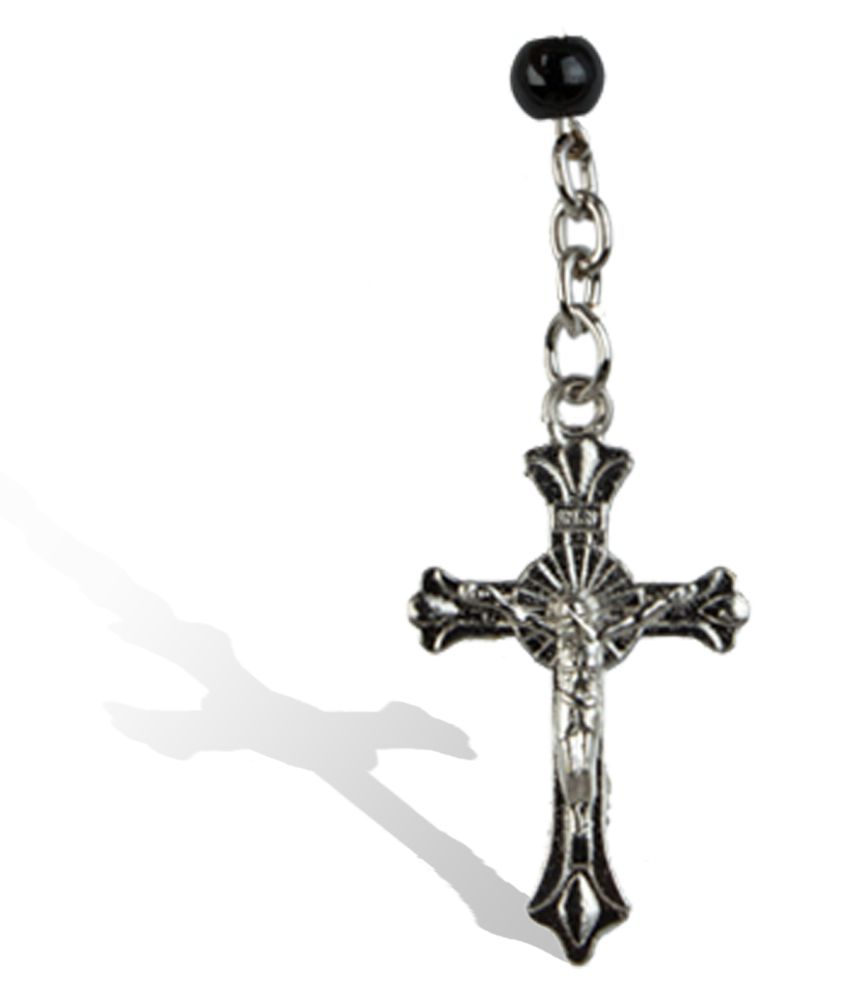 Silver Jesus Christ Cross Pendant Locket for Boys and Girls Silver ...