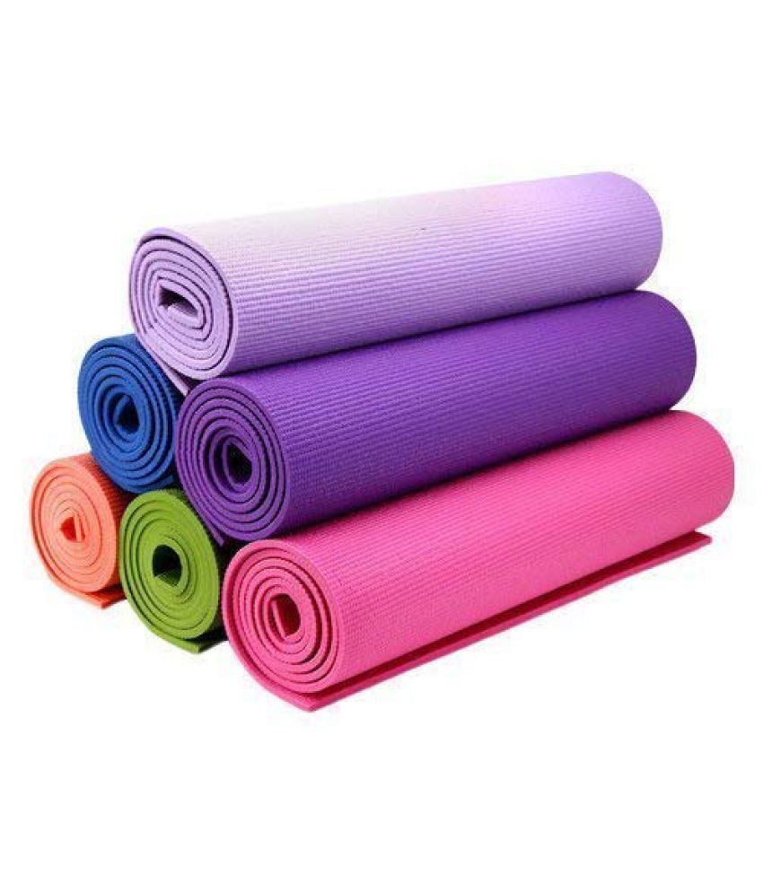 yoga mat 4mm (multicolor): Buy Online at Best Price on Snapdeal