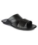 Liberty - Black Men's Leather Slipper