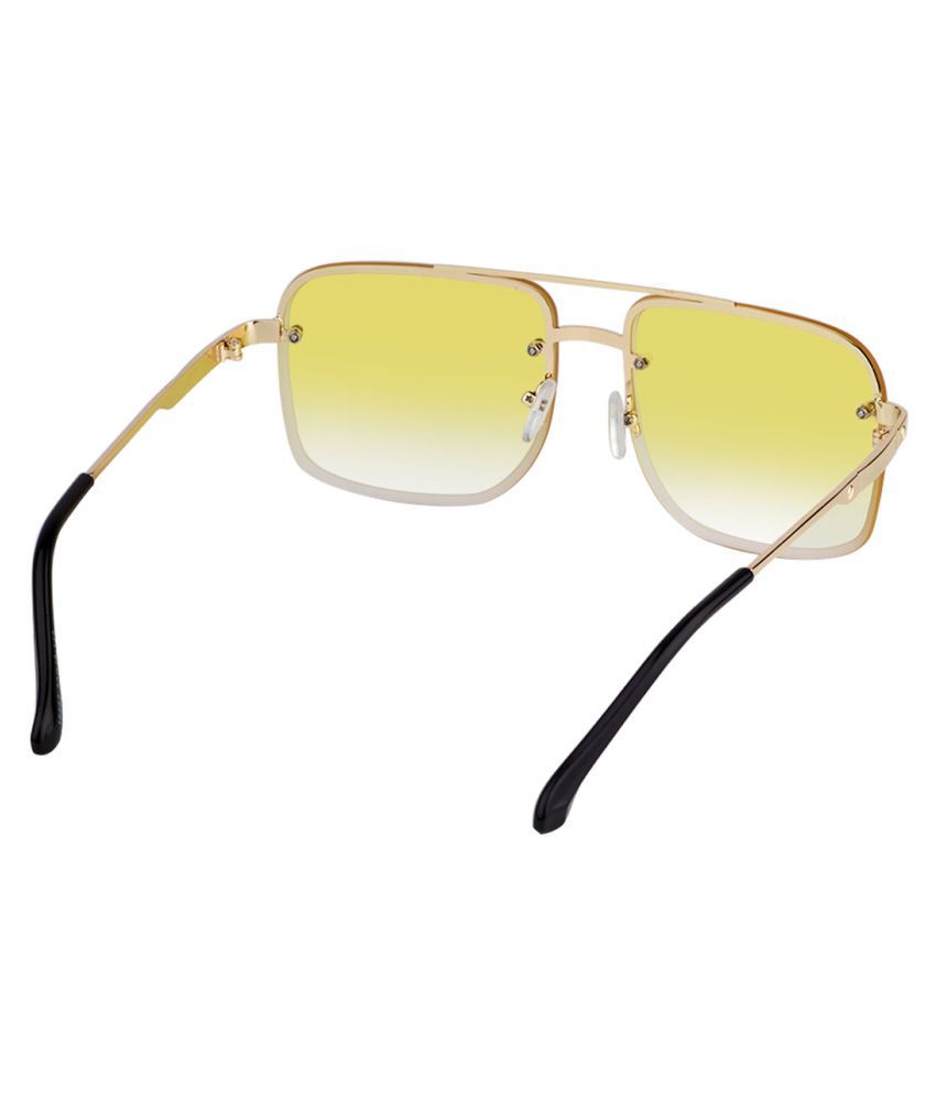 Zyaden Yellow Oversized Sunglasses Sun 366 Buy