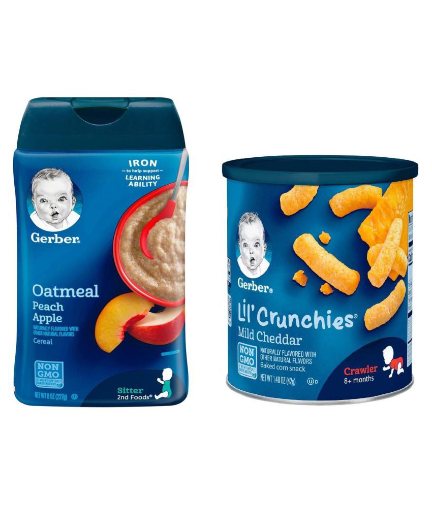 Gerber Oatmeal Infant Cereal for 6 Months + ( 269 gm ) Pack of 2: Buy