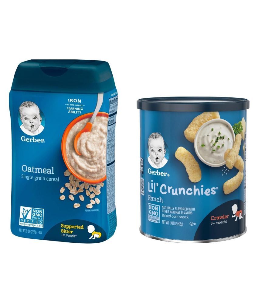Gerber Oatmeal Infant Cereal for 6 Months + ( 269 gm ) Pack of 2 Buy