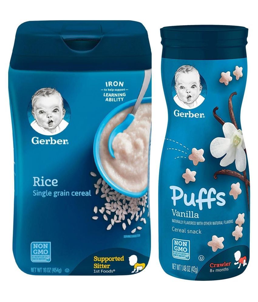 Gerber Rice Infant Cereal for 6 Months + ( 269 gm ) Pack