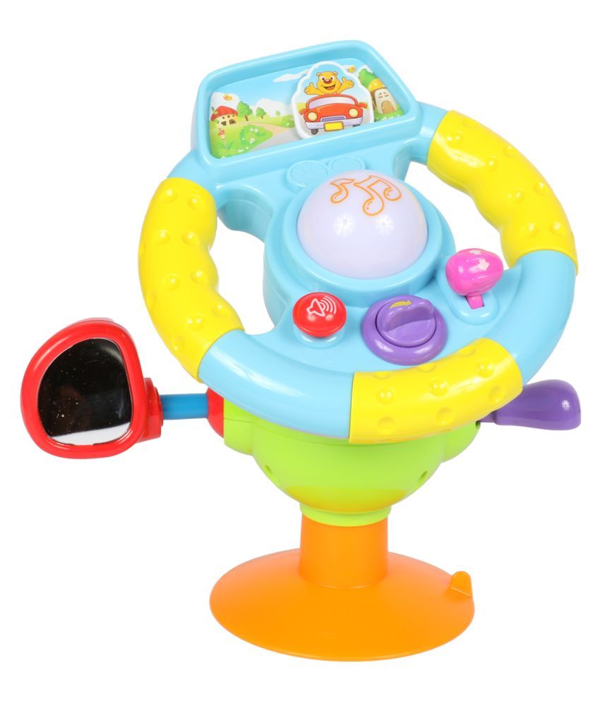 Planet of Toys Steering Wheel Toy Toddlers, Babies & Kids Learning ...