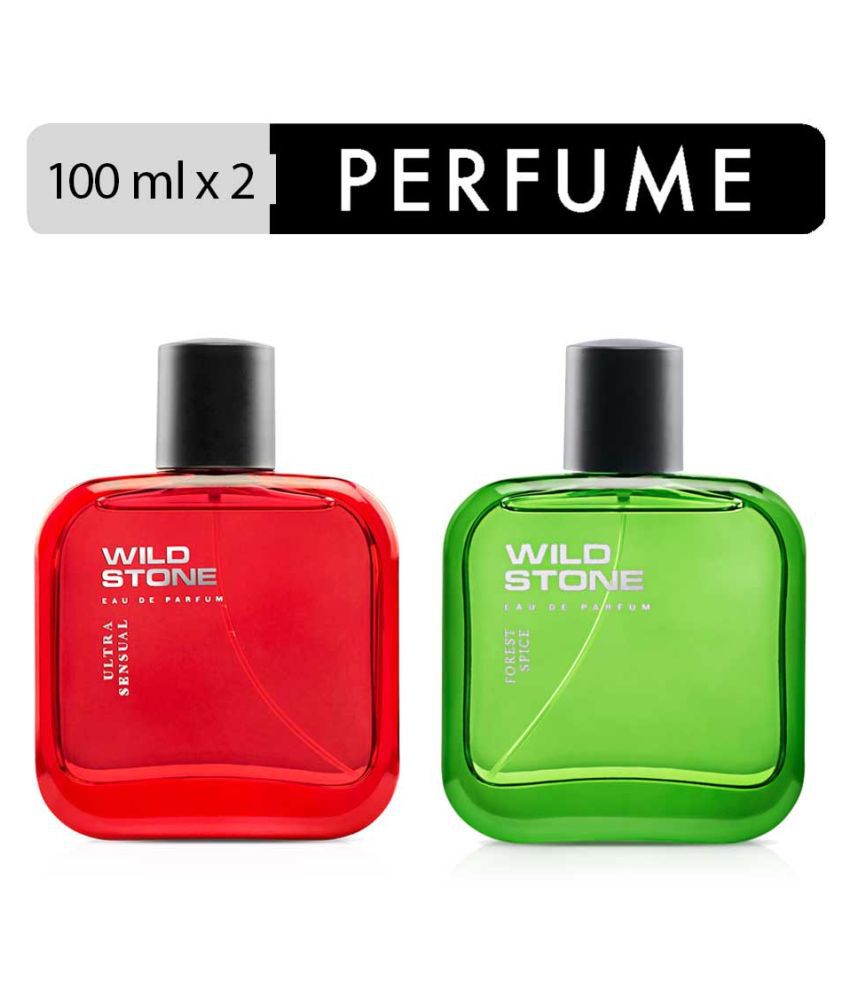     			Wild Stone Spice and Ultra Sensual EDP Perfume 100ml Each (Pack of 2) Eau de Parfum - 200 ml (For Men & Women)