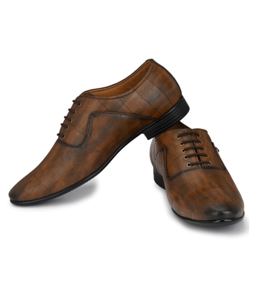 bronze formal shoes