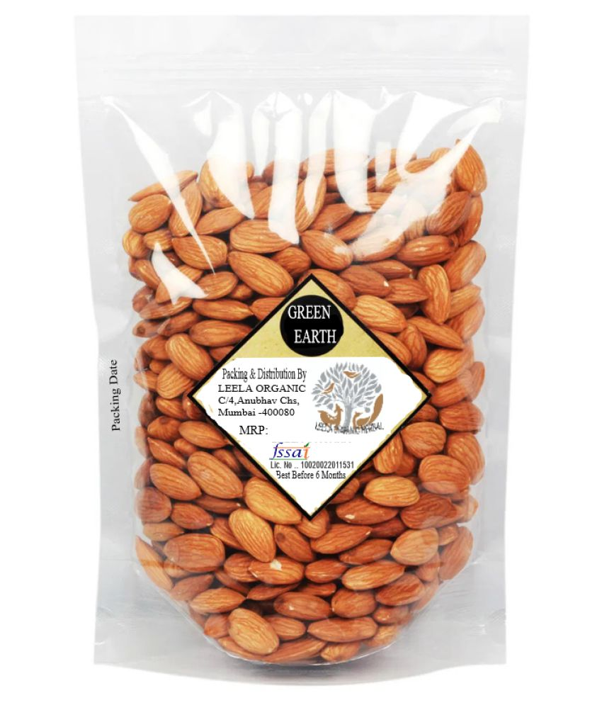 Green Earth Agro Almond (Badam) 200 g: Buy Green Earth Agro Almond ...