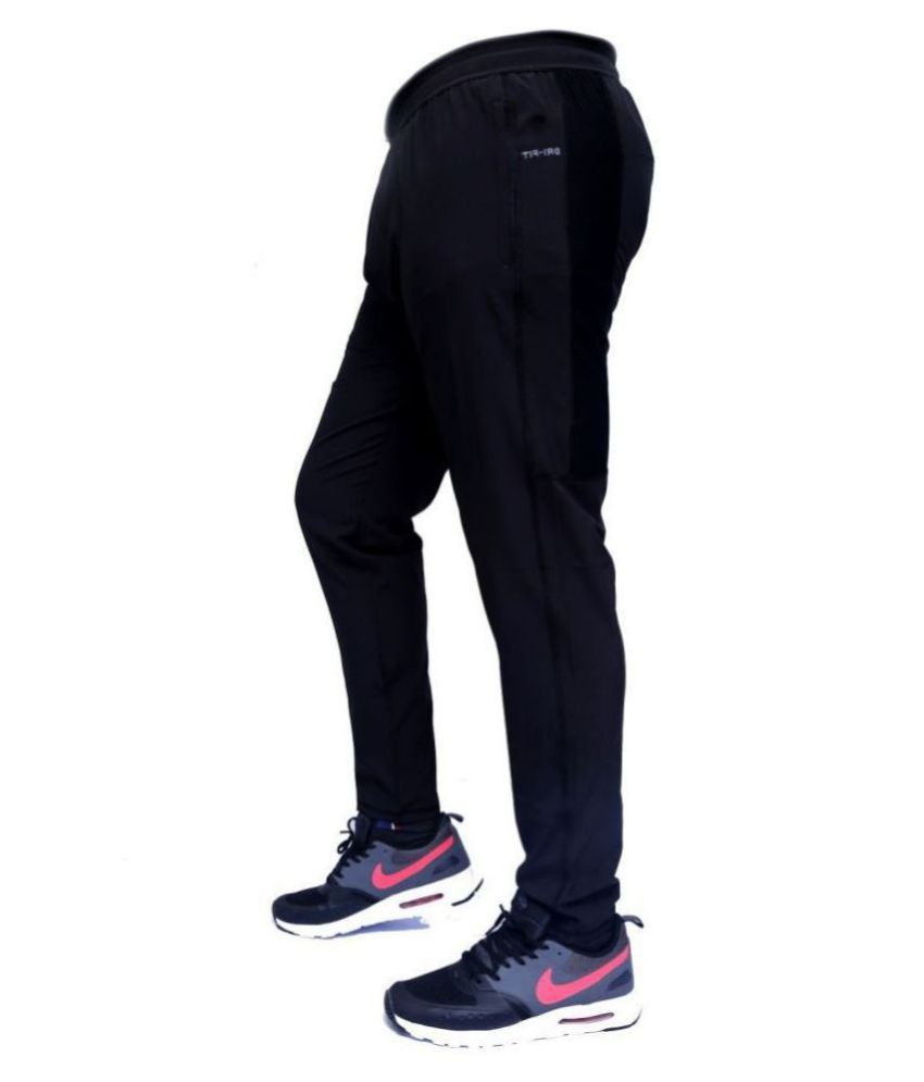 lycra blend track pants