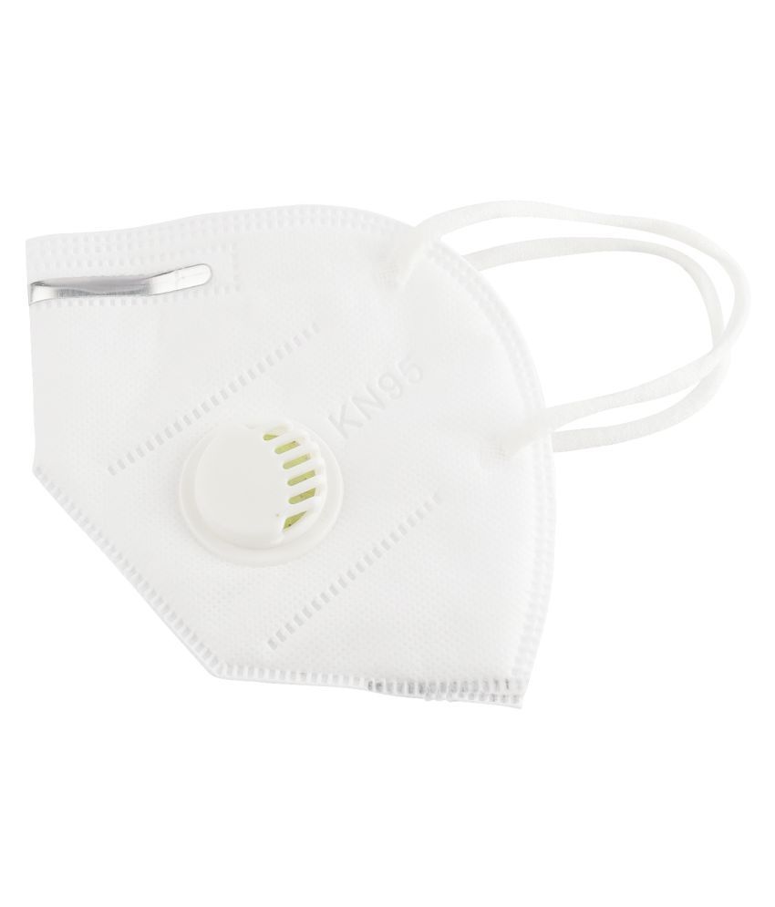 KN95 Protective Face Masks with PM 2.5 Filtration Valve; Pack of 10